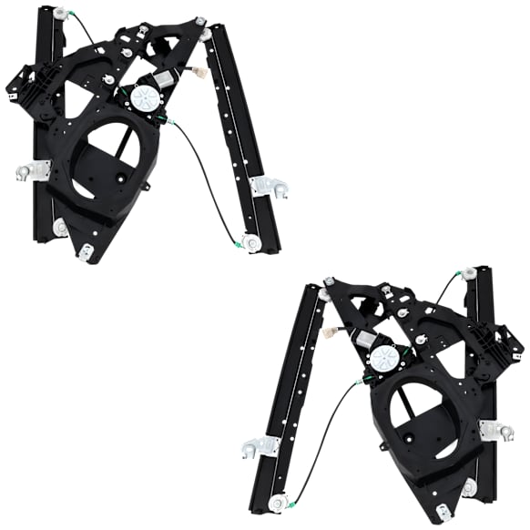 2003 Ford Expedition - Front, Driver and Passenger Side Power Window Regulator, Without Motor