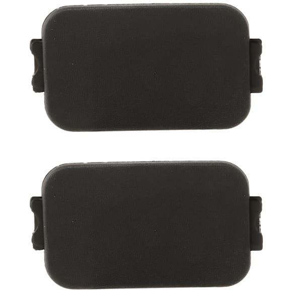 Textured Bed Rail Caps, Black, Plastic