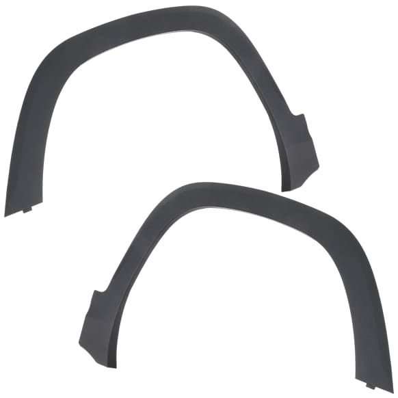 Front, Driver and Passenger Side Fender Flares, Textured Black CAPA Certified