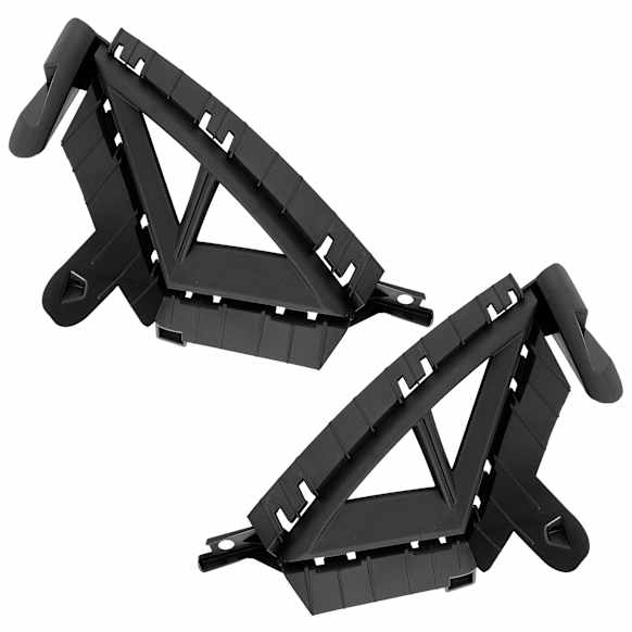 2022 Hyundai Elantra - Front, Driver and Passenger Side Bumper Grille, Korea Built Vehicle, Textured Black