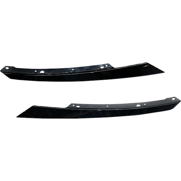 2017-2021 Honda Civic - Grille Trim, Driver and Passenger Side, Painted Black, CAPA CERTIFIED