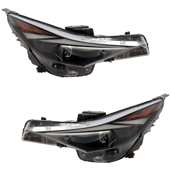 2021 Hyundai Elantra - Driver and Passenger Side Halogen Headlight, With bulb(s), Korea Built Vehicle, OE Replacement