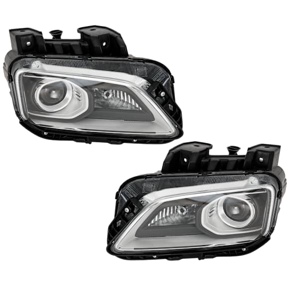 2018-2021 Hyundai Kona - Driver and Passenger Side LED Headlight, With bulb(s)