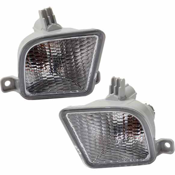 Front, Driver and Passenger Side Turn Signal Light, With bulb(s), CAPA Certified