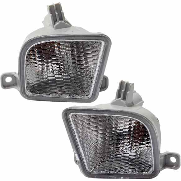 Front, Driver and Passenger Side Turn Signal Light, With bulb(s)