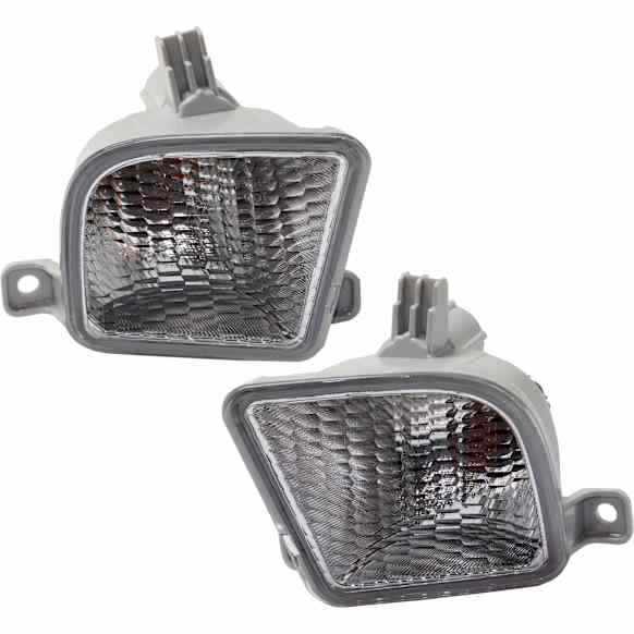 Front, Driver and Passenger Side Turn Signal Light, With bulb(s), CAPA Certified