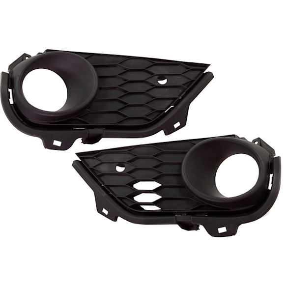 2022 Honda Pilot - Driver and Passenger Side Fog Light Trim, For Models with Parking Aid Sensor, Black
