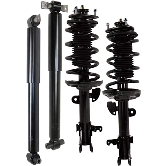 Front and Rear, Driver and Passenger Side Shock and Fully Loaded Strut