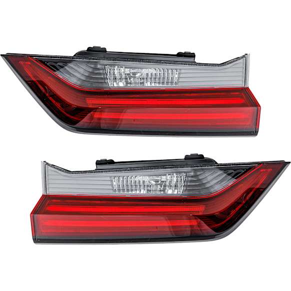 Driver and Passenger Side, Inner LED Tail Light, With bulb(s), OE Replacement, CAPA Certified