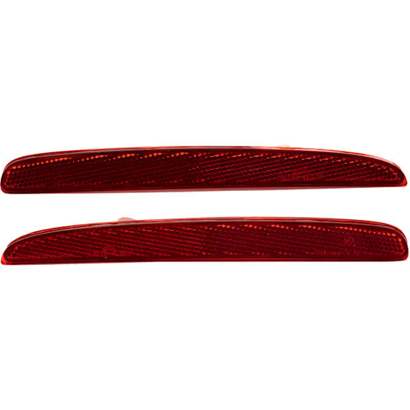 Rear, Driver and Passenger Side Bumper Reflector