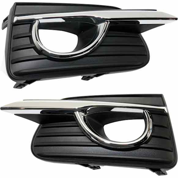 2014 Infiniti Q50 - Driver and Passenger Side Fog Light Trim, Chrome