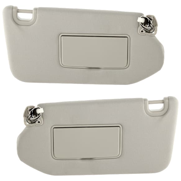 Driver and Passenger Side Sun Visors, Gray, For Models without Premium Package