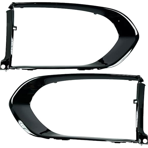 2019 Jaguar F-Pace - Grille Trim, Driver and Passenger Side, Painted Black
