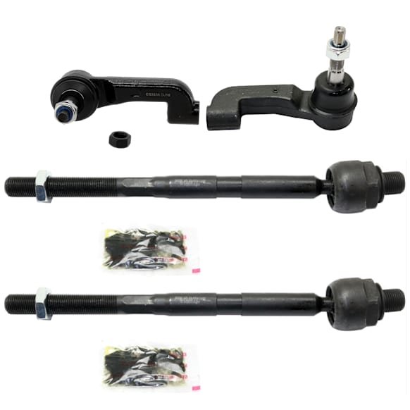 Front, Driver and Passenger Side, Inner and Outer Tie Rod End