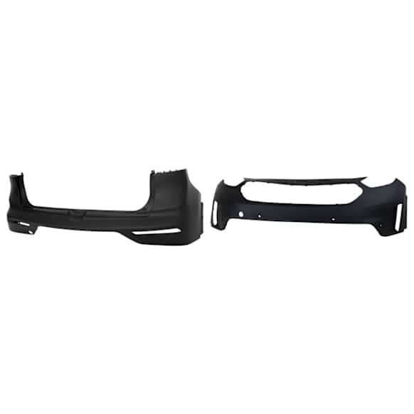 Front and Rear Primed Bumper Cover