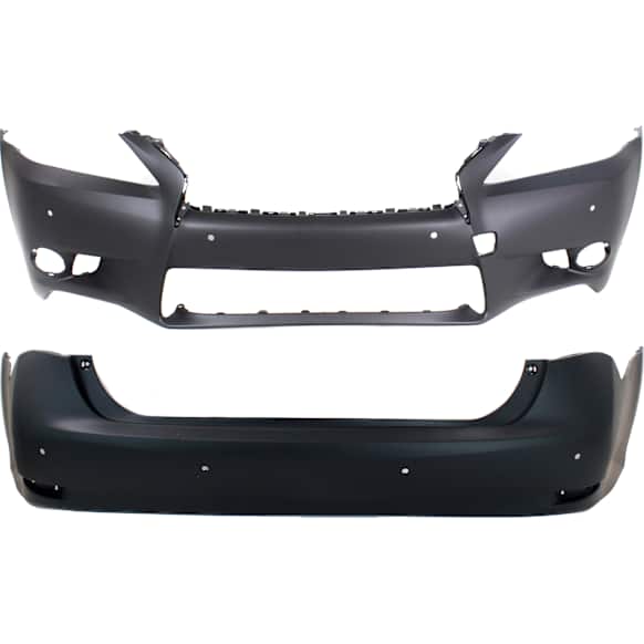 Front and Rear Primed Bumper Cover CAPA Certified