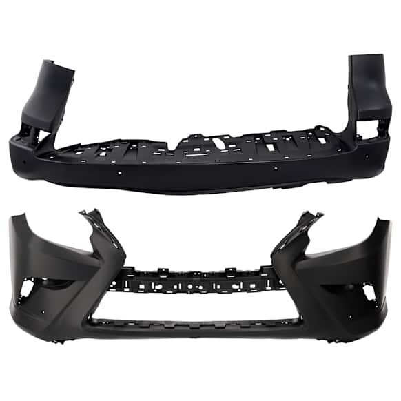 Front and Rear Primed Bumper Cover 4.6L, 8Cyl