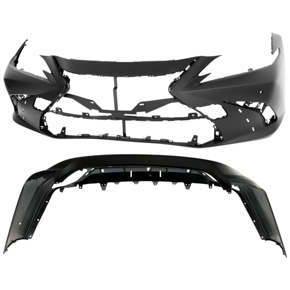 Front and Rear Primed Bumper Cover