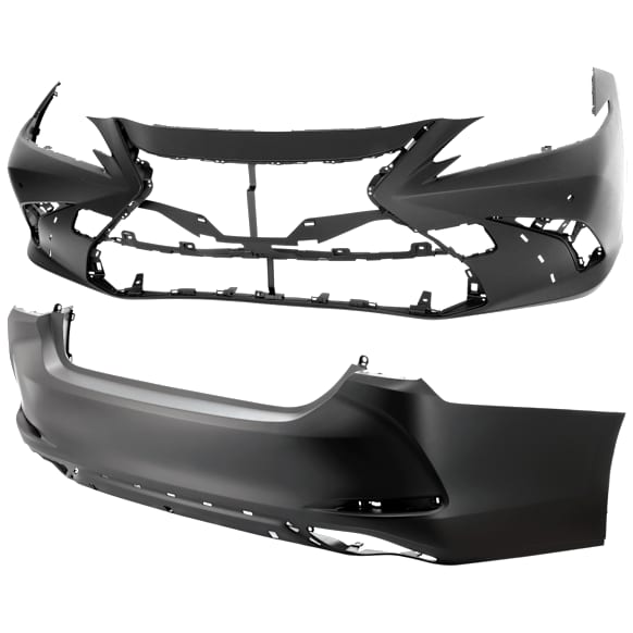 Front and Rear Primed Bumper Cover