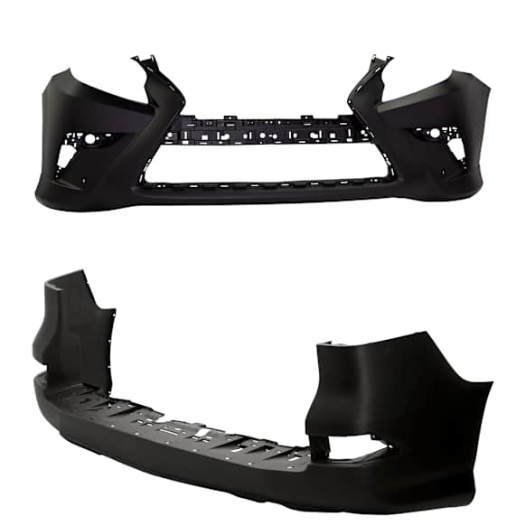 Front and Rear Primed Bumper Cover