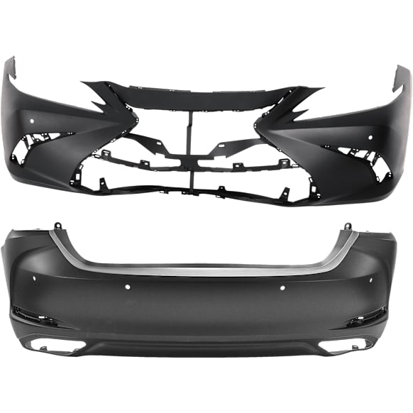 Front and Rear Primed Bumper Cover 3.5L, 6Cyl, CAPA Certified