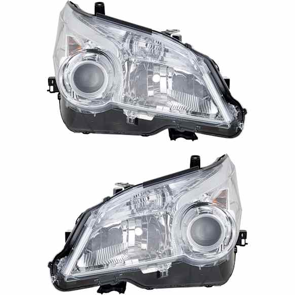 2012 Lexus GX460 - Driver and Passenger Side Halogen Headlight, Without bulb(s), OE Replacement