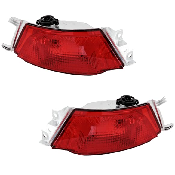 Rear, Driver and Passenger Side Halogen Fog Light, With bulb(s), CAPA Certified