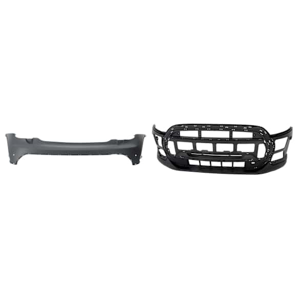Front and Rear Front - Textured, Rear - Primed Bumper Cover