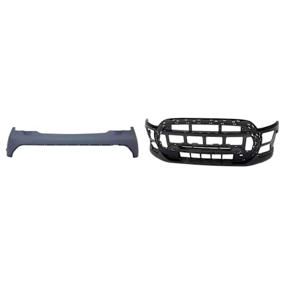 Front and Rear Front - Textured, Rear - Primed Bumper Cover