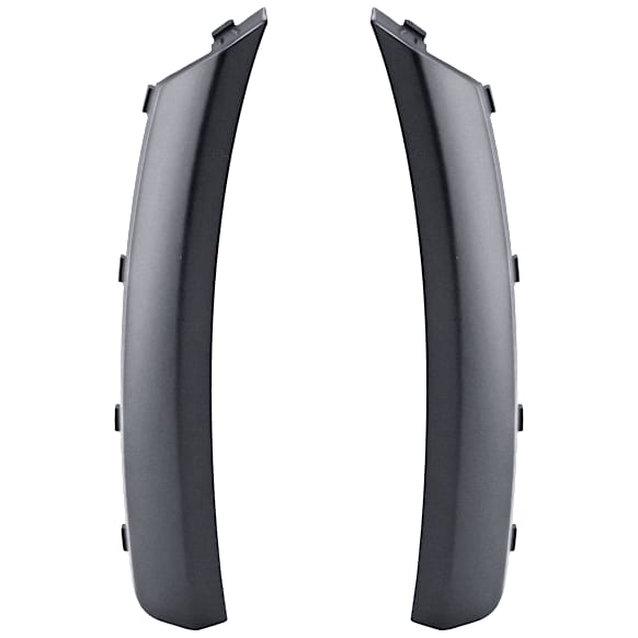 Front, Driver and Passenger Side, Outer Bumper Trim, Primed