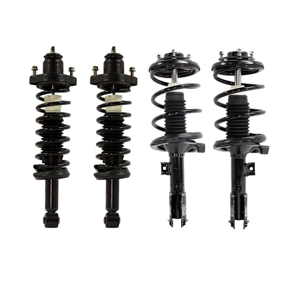 Front and Rear, Driver and Passenger Side Fully Loaded Strut, Automatic CVT Transmission