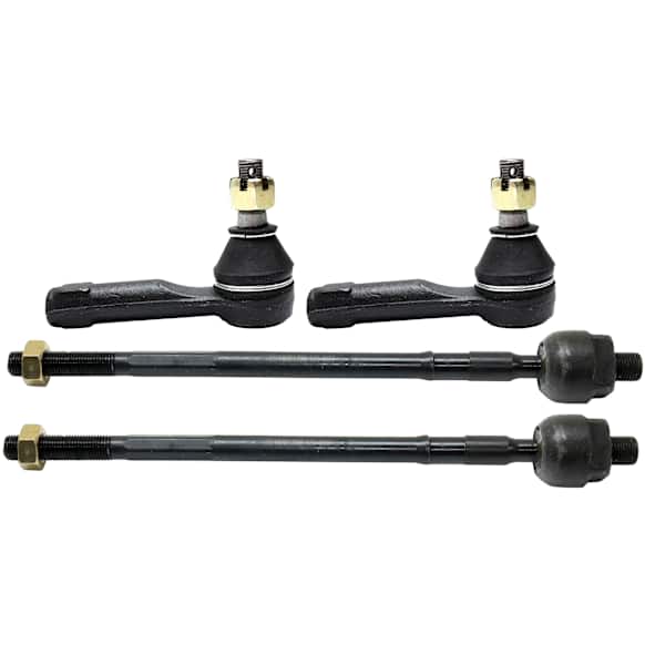 Front, Driver and Passenger Side, Inner and Outer Tie Rod Ends