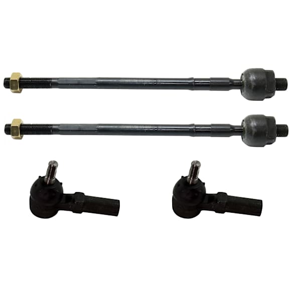 Front, Driver and Passenger Side, Inner and Outer Tie Rod End