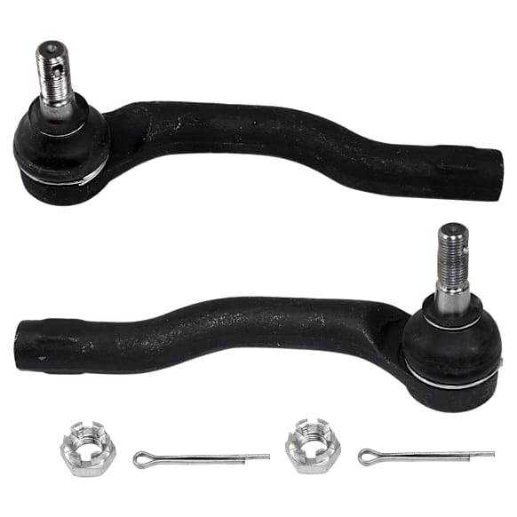 Front, Driver and Passenger Side, Outer Tie Rod Ends
