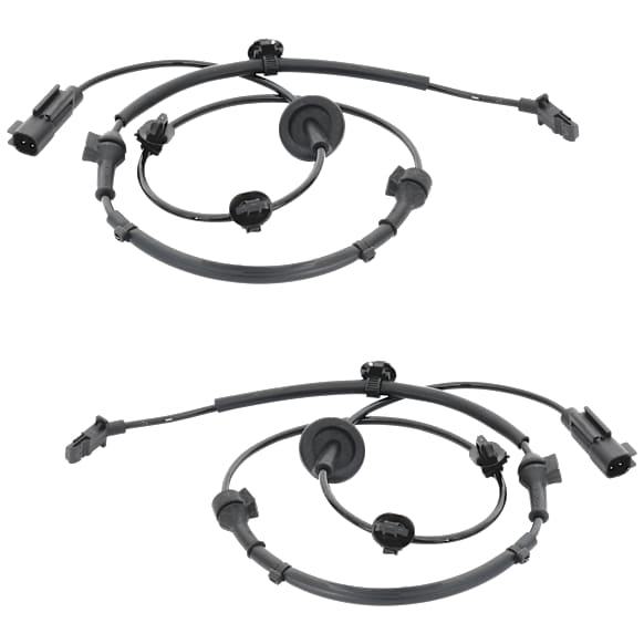 Rear, Driver and Passenger Side ABS Speed Sensors, AWD, For Models with 4-Wheel ABS, with Harness