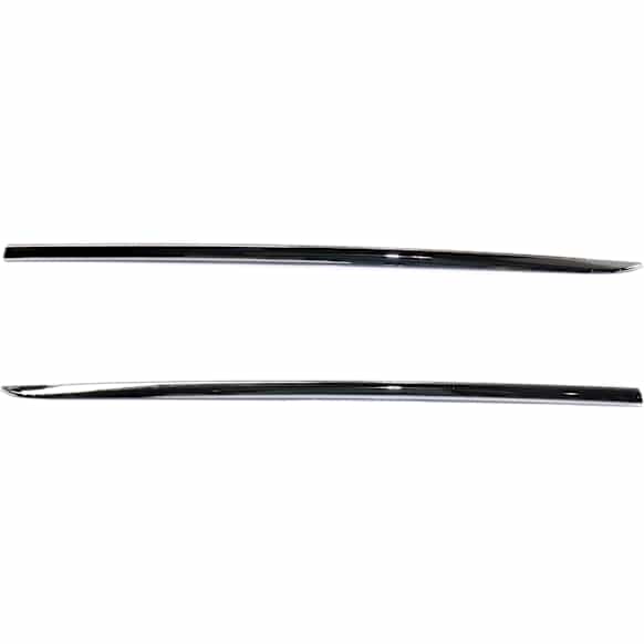 Rear, Driver and Passenger Side Door Molding and Beltlines, Chrome