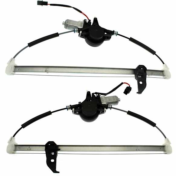 2015 Mazda CX-5 - Rear, Driver and Passenger Side Power Window Regulator, With Motor