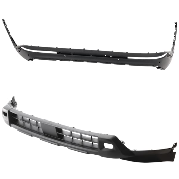 Front, Upper and Lower Upper - Primed, Lower - Textured Bumper Cover CAPA Certified