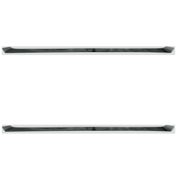 Front, Driver and Passenger Side Bumper Trim, Chrome