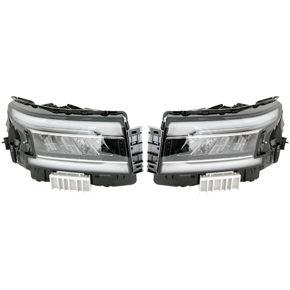 Driver and Passenger Side LED Headlight, With bulb(s), OE Replacement