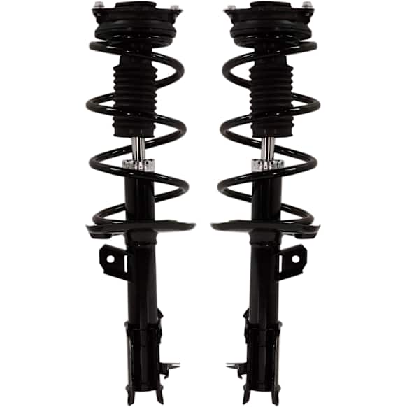 Front, Driver and Passenger Side Fully Loaded Struts, FWD