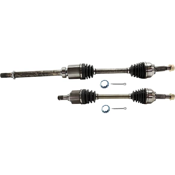 Front, Driver and Passenger Side Axle Assemblies, Automatic CVT Transmission, SE-R Model, 4 Cyl., 2.5L Engine