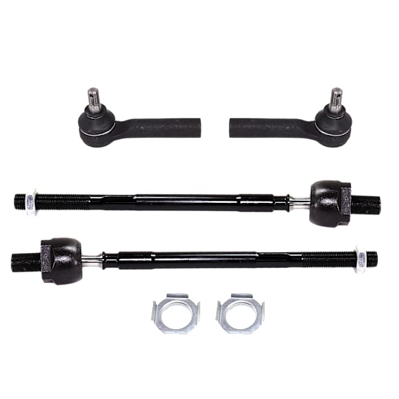 Front, Driver and Passenger Side, Inner and Outer Tie Rod Ends, AWD