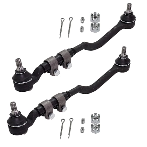 2003 Nissan Frontier - Front, Driver and Passenger Side, Inner and Outer, Tie Rod Assembly, RWD