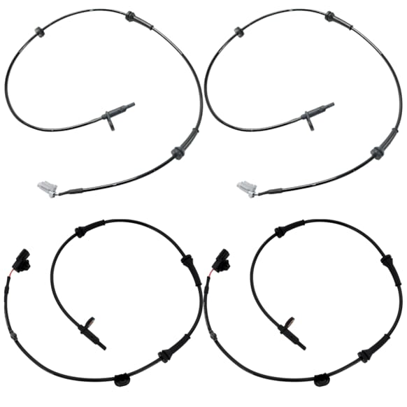 Front and Rear, Driver and Passenger Side ABS Speed Sensor Set of 4