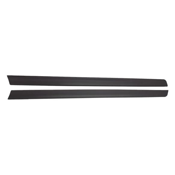 Front, Driver and Passenger Side Door Molding and Beltlines, Textured Black