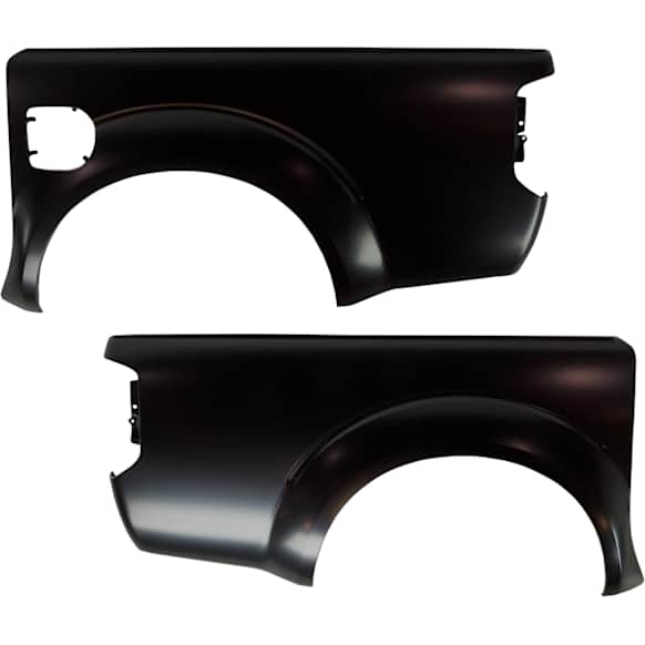 Rear, Driver and Passenger Side Quarter Panel