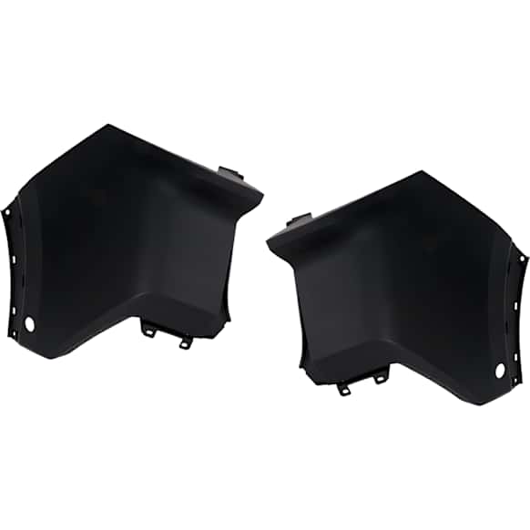 Rear, Driver and Passenger Side Bumper End, Primed Plastic