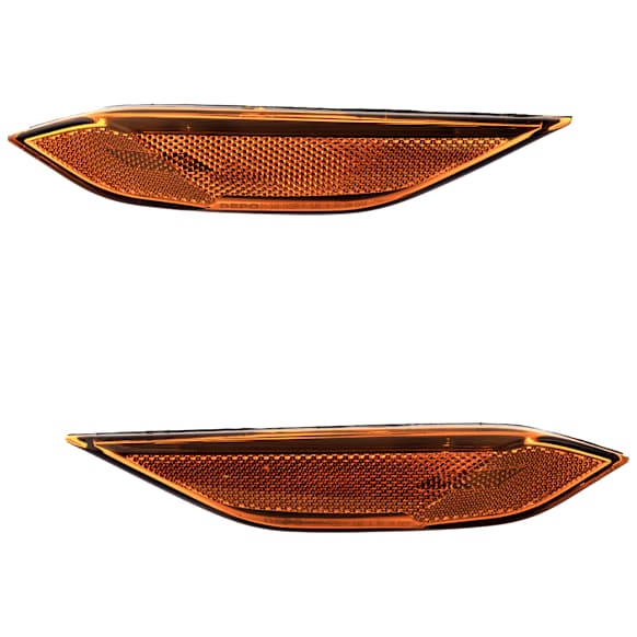 Side Marker - Front, Driver and Passenger Side, Lens and Housing, CAPA CERTIFIED