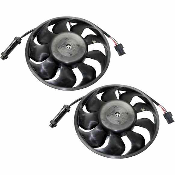 1998 Porsche Boxster - Radiator Fan Driver and Passenger Side, 2.5L 6Cyl, Single fan